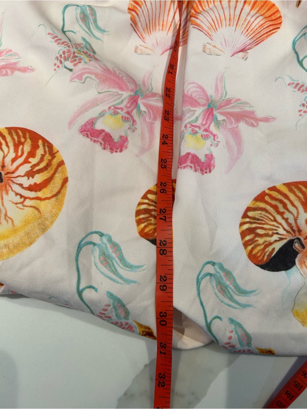 PrettyLittleThing White Seashell Print Summer Dress - Picture 5 of 6
